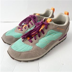 Merrell Women’s Alpine leather sneaker mint size 10.5